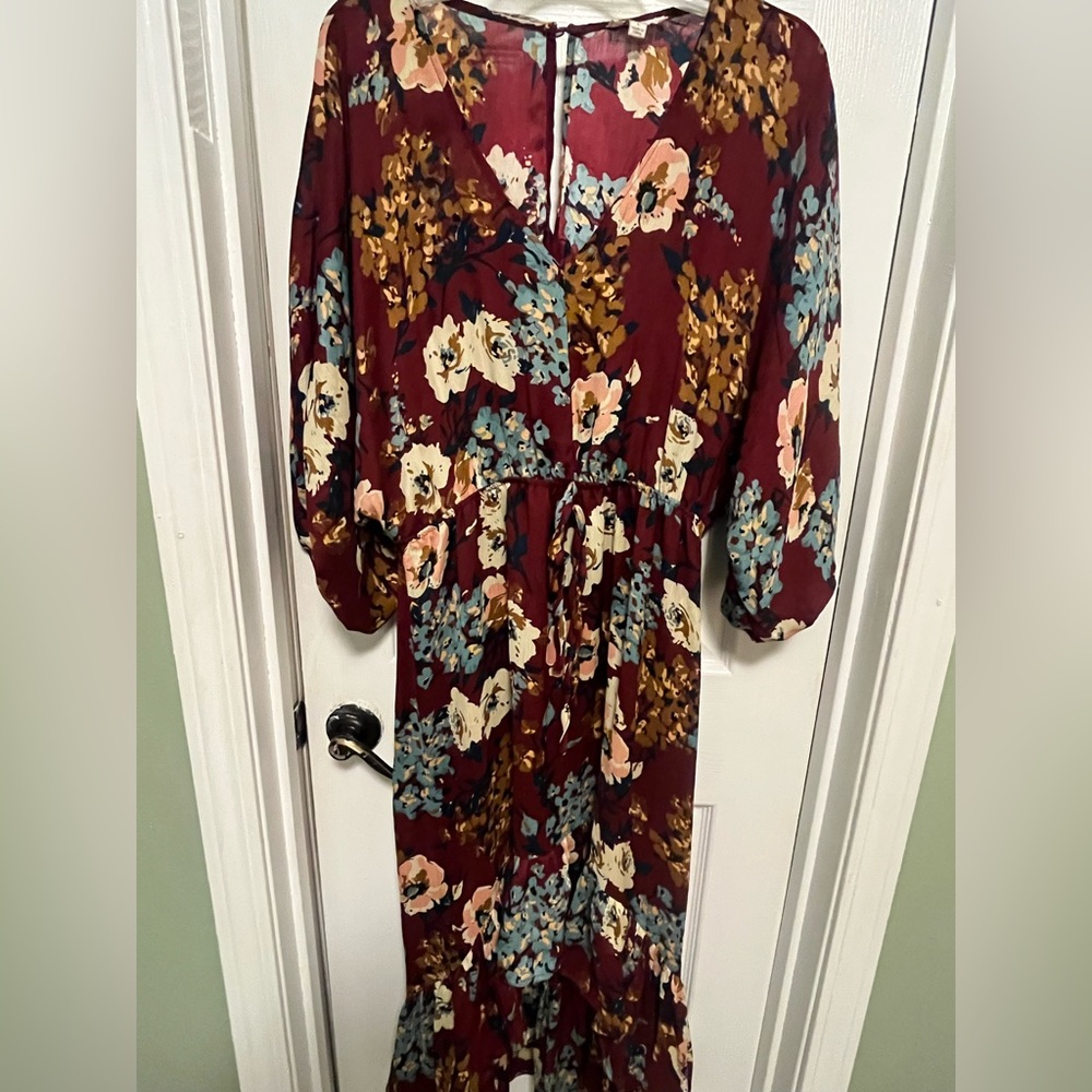 Umgee large hi low hem dress